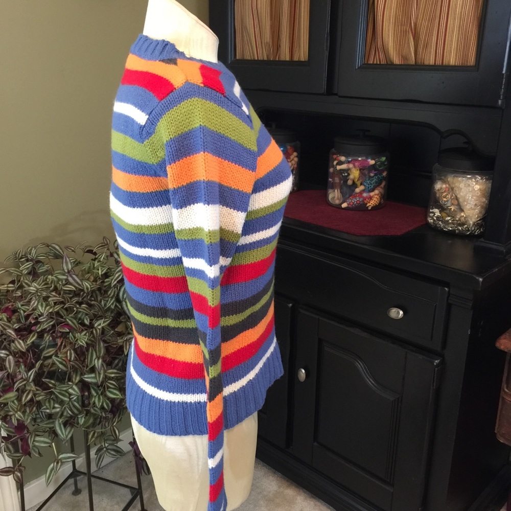 💥 Austin Clothing Co. Multi Stripe Sweater  M - Picture 3 of 5